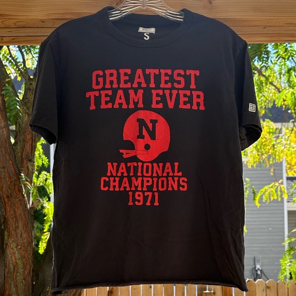 Tops - Tailgate National Champions 1971 Greatest Team Ever Nebraska Cornhuskers Huskers